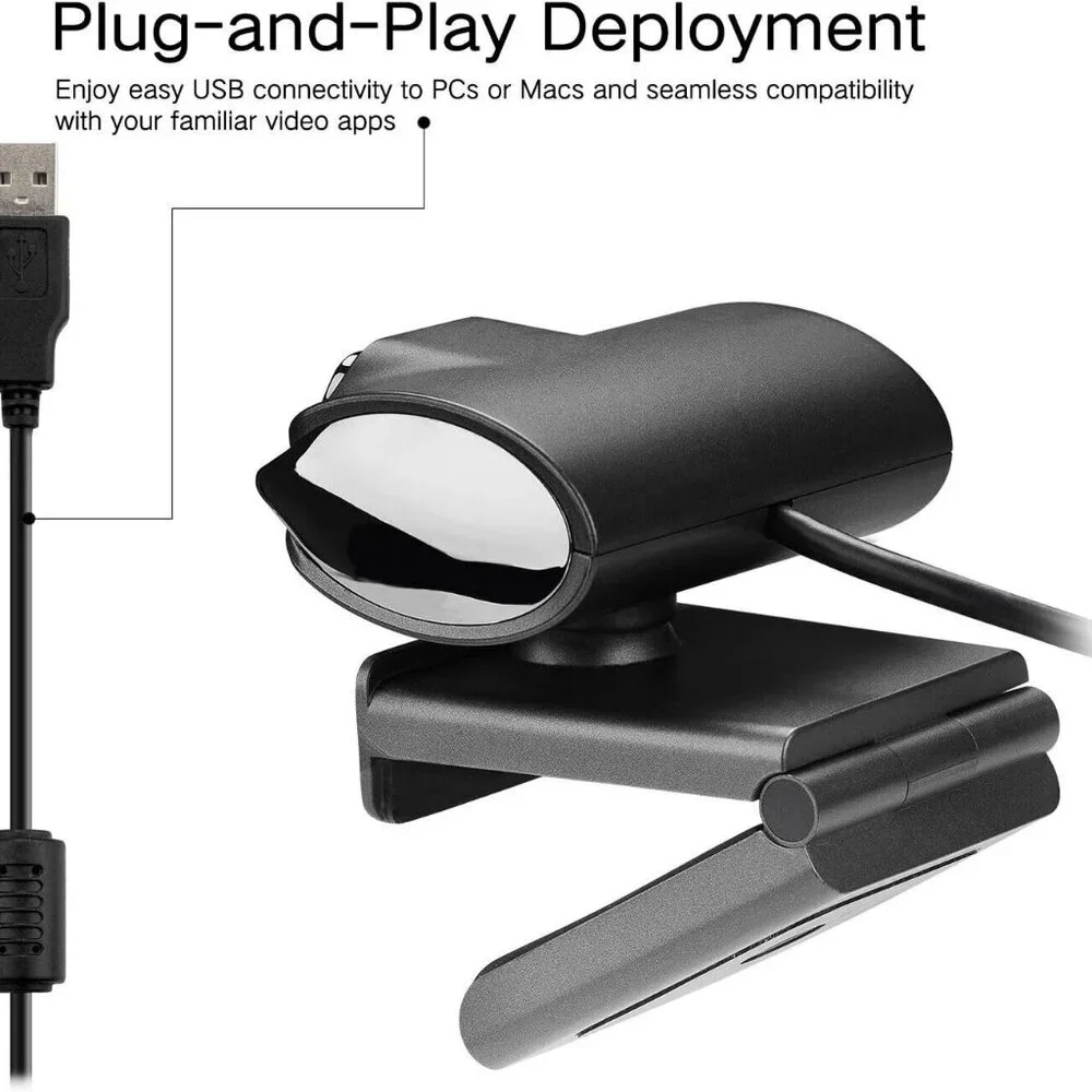New AUSDOM Webcam 1080P Full HD